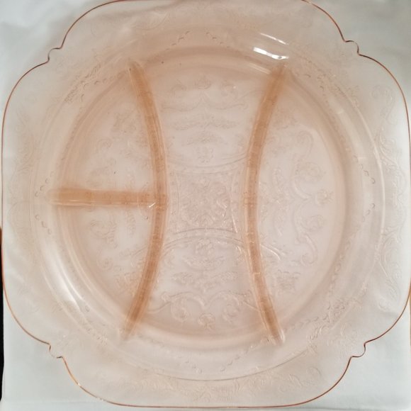 Other - Depression Federal Glass Madrid Pink Relish Dish